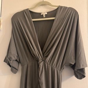 Joie olive green cotton dress
